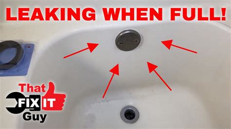 tub overflow drain leaking|I FOUND THE LEAK...How to Repair a Bathtub Overflow Drain!